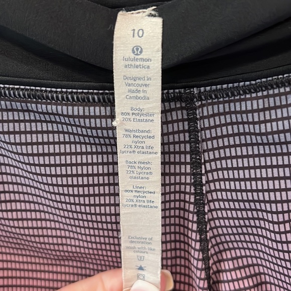 Lululemon running shorts. Size 10 - Picture 3 of 3